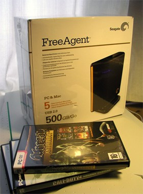 LL10 UT 1v1 1st Prize: Seagate External HDD: 500 Gb FreeAgent