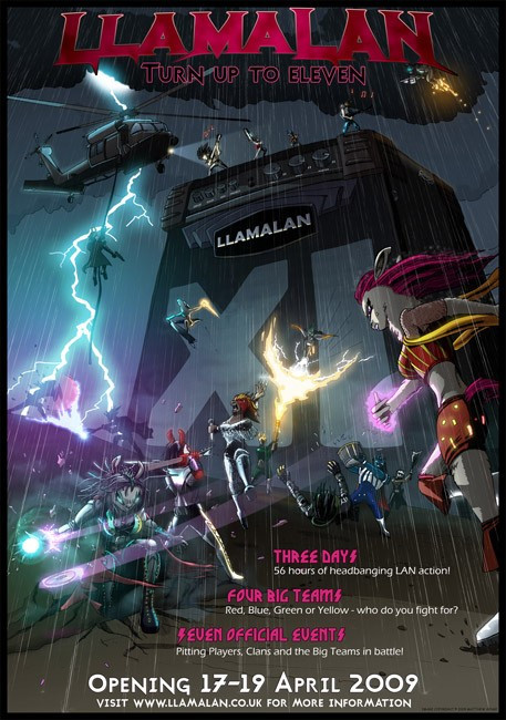 LlamaLAN XI Poster (Forum version)