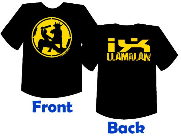 LlamaLAN IX T-Shirt - Yellow Team