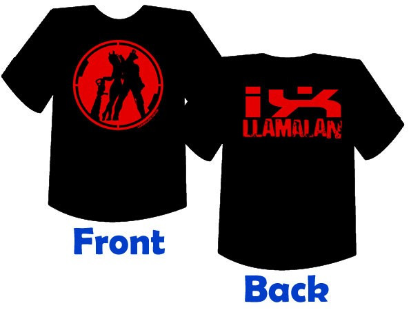 LlamaLAN IX T-Shirt - Red Team