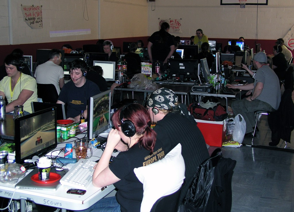 Saturday at the LAN