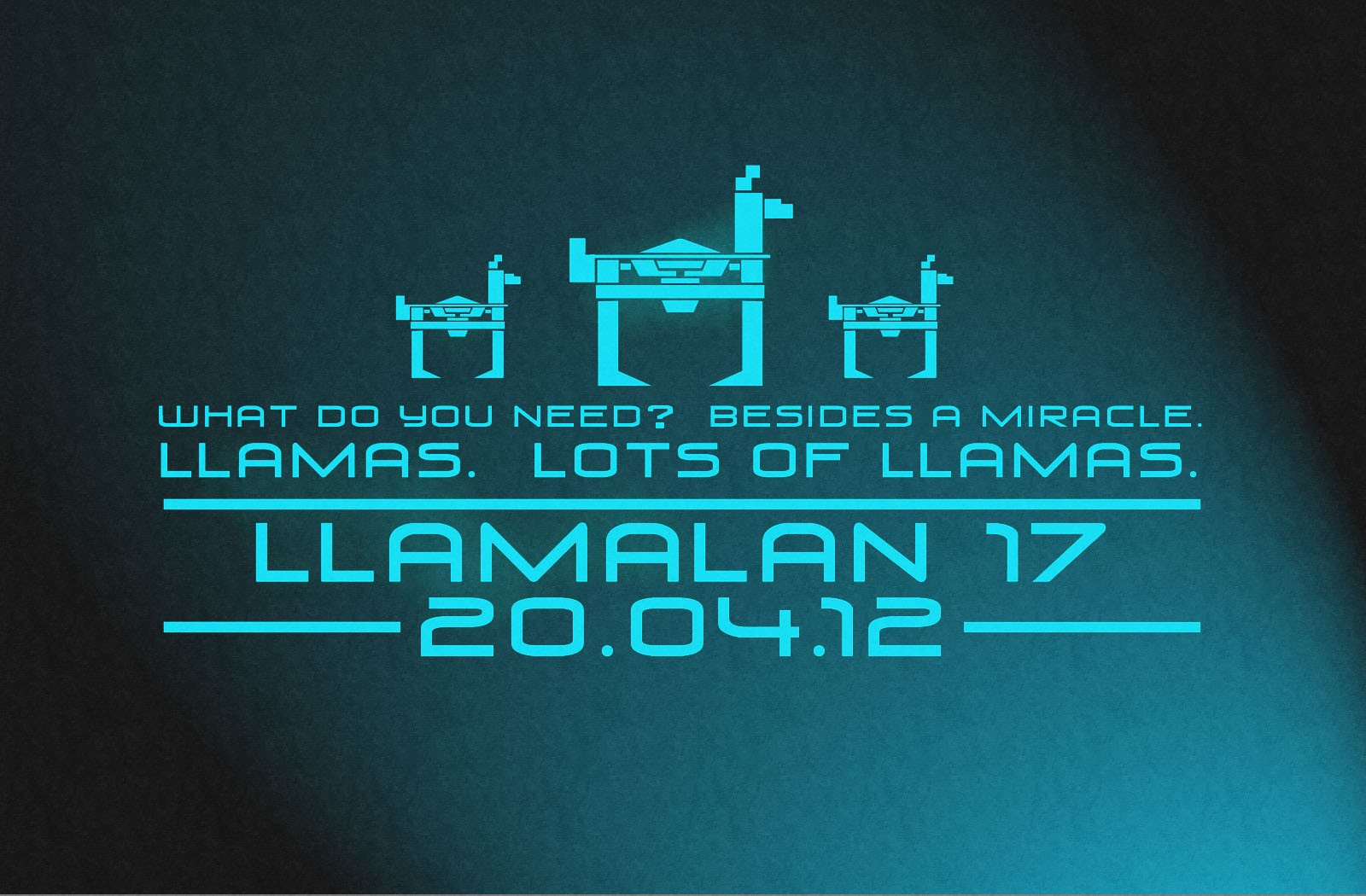 LlamaLAN 17 TShirt Back Desktop