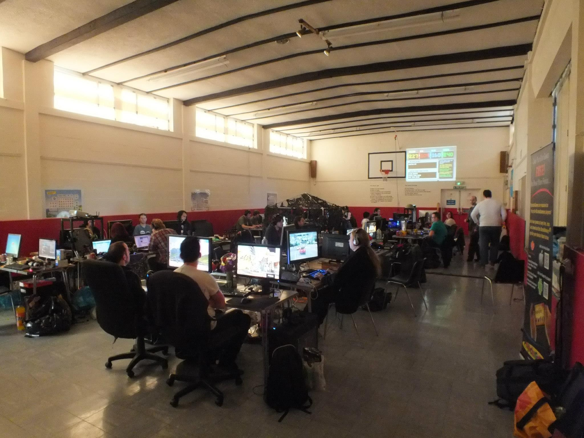 LAN in full swing