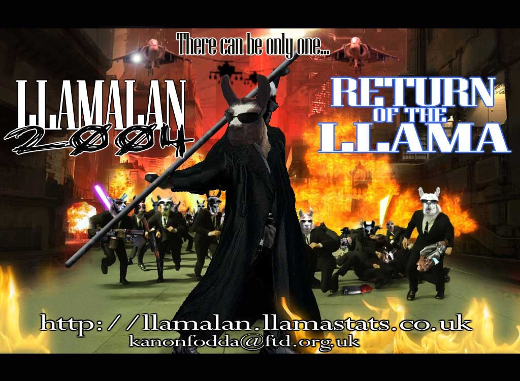 LlamaLAN 2004 Poster 