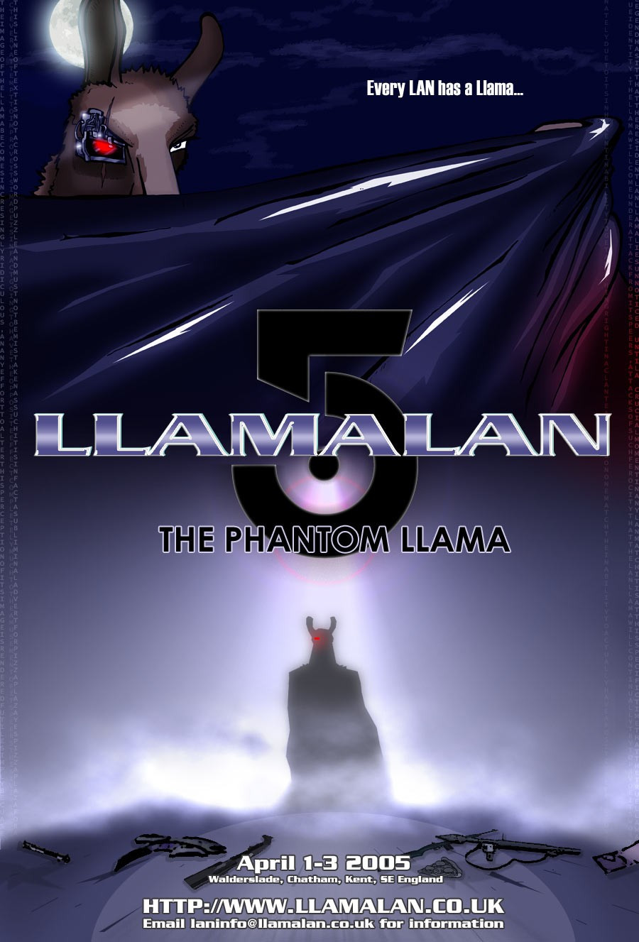 LlamaLAN V poster