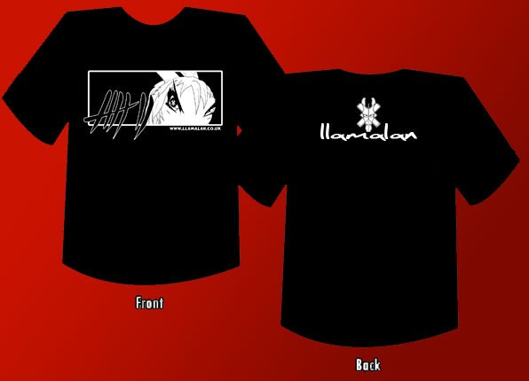 LlamaLAN 7 T-Shirt Layout