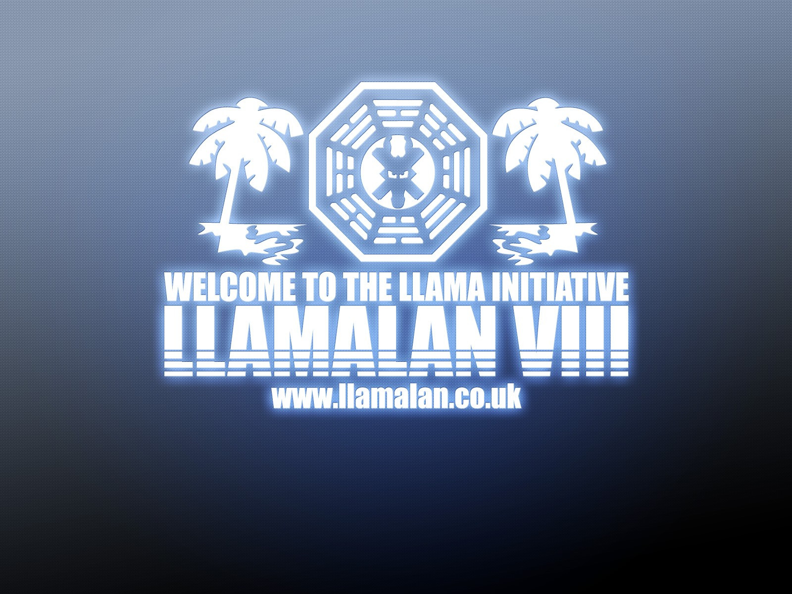 LlamaLAN 8 Wallpaper 2 Blue