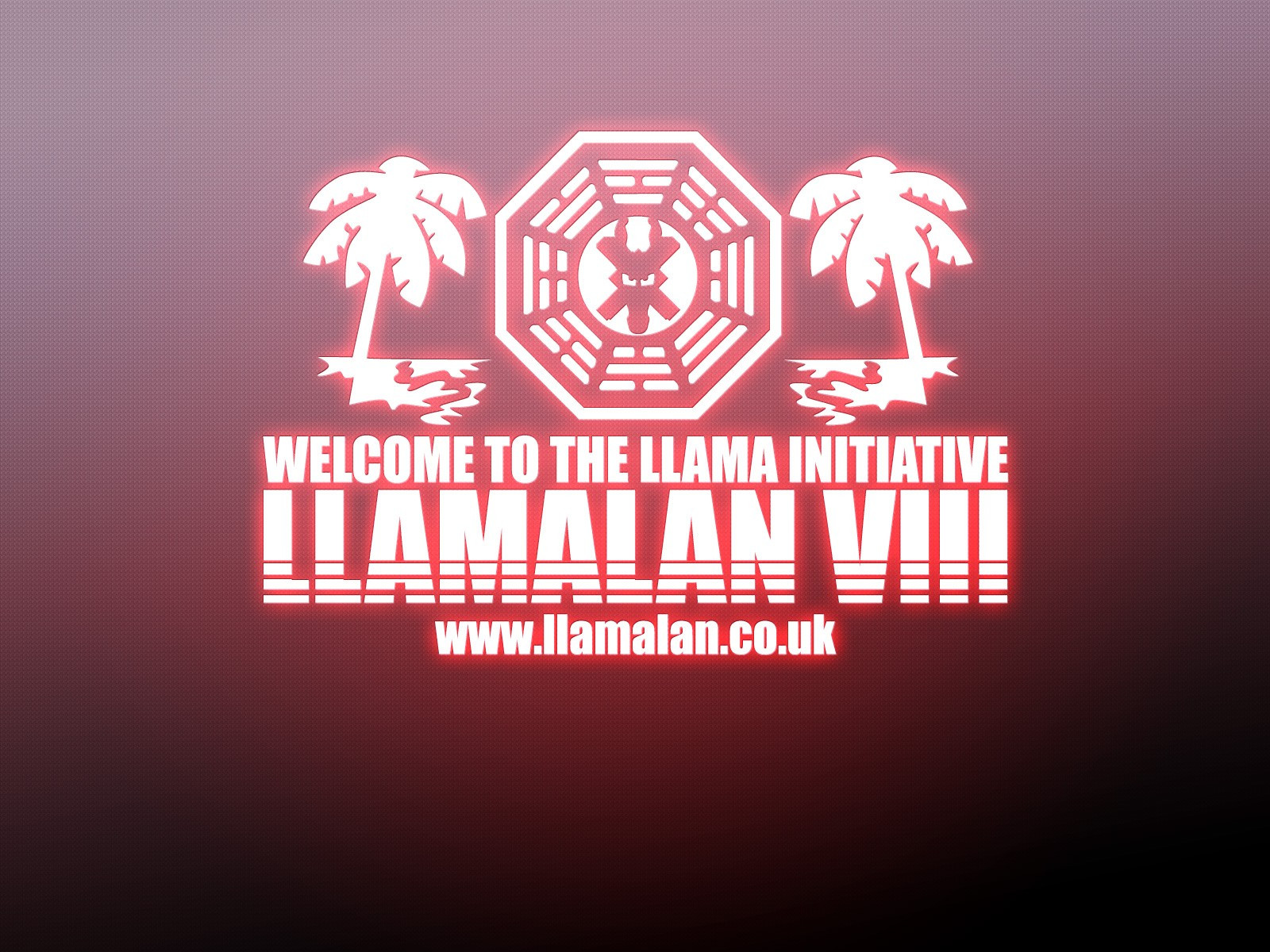  LlamaLAN 8 Wallpaper 2 Red