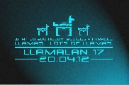 Gallery image - LlamaLAN 17 TShirt Back Desktop