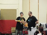 Gallery image - Chrisakira collects his prize