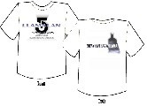 Gallery image - LlamaLAN V T-shirt Layout